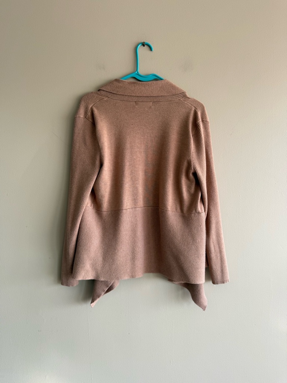 Christopher & Banks Open-Front Cardigan in Dark Tan - Picture 8 of 8